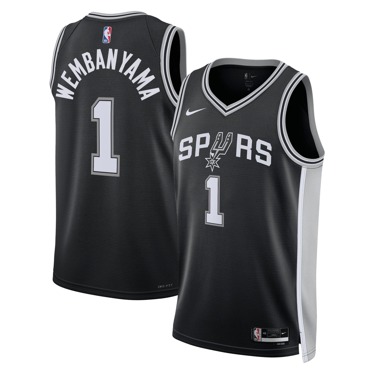 San Antonio Spurs Nike Icon Swingman Jersey - Victor Wembanyama