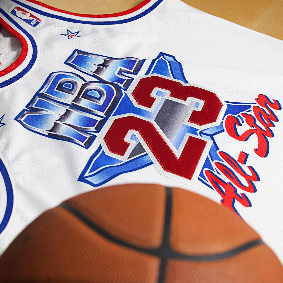 NBA All-Star East Michael Jordan 1991 Authentic Jersey by Mitchell & Ness - White