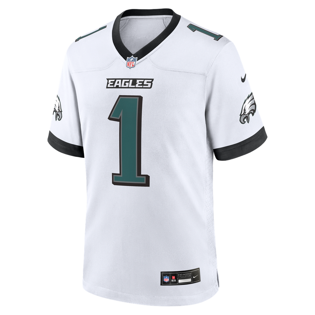 Philadelphia Eagles Jalen Hurts Nike Black Alternate Game Jersey