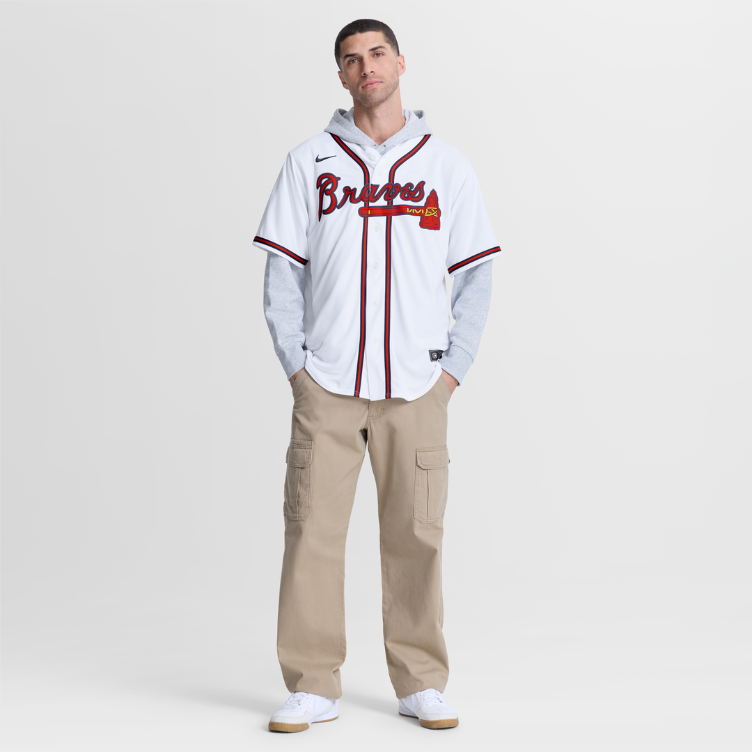 Atlanta Braves Austin Riley Nike Navy Alternate Replica Jersey