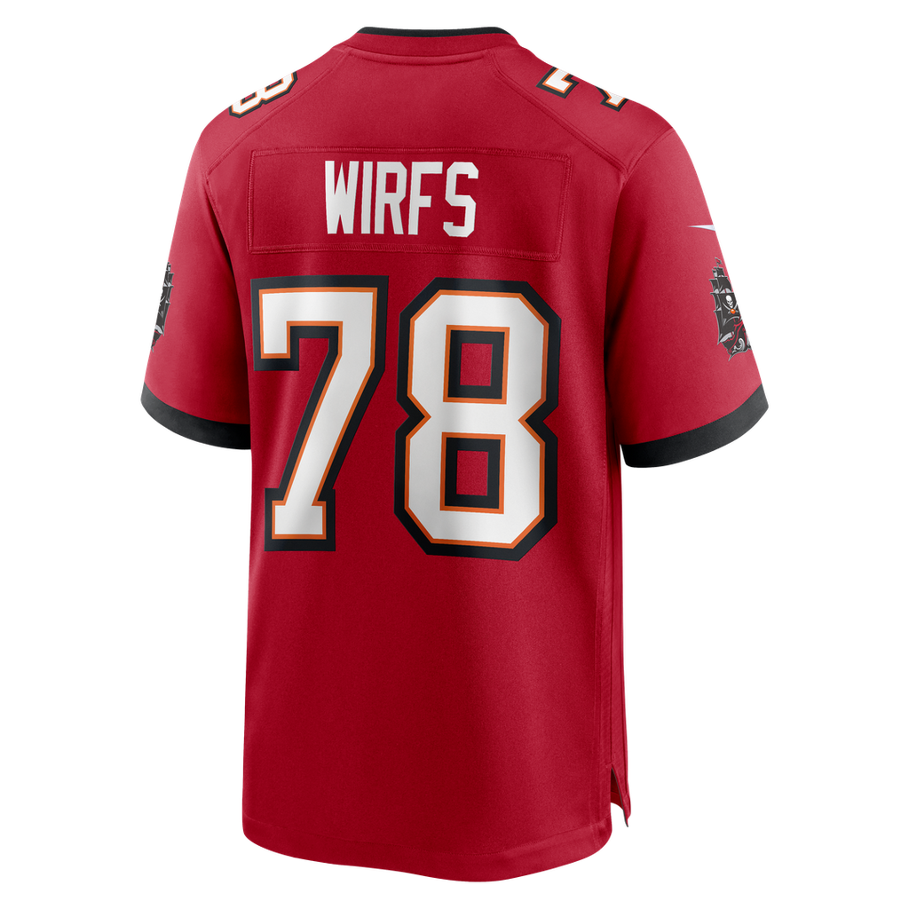 Tampa Bay Buccaneers Tristan Wirfs Nike Red Player Game Jersey