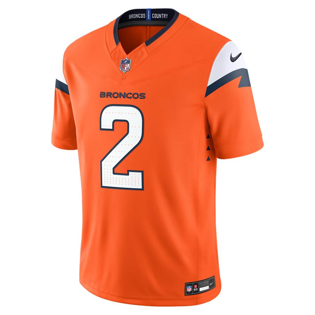 Denver Broncos Pat Surtain II Nike White Vapor F.U.S.E. Stitched Limited Jersey