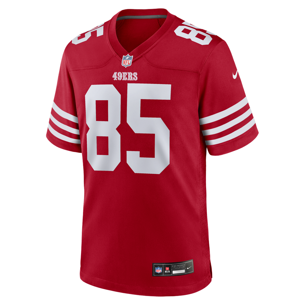 San Francisco 49ers George Kittle Nike White Player Game Jersey
