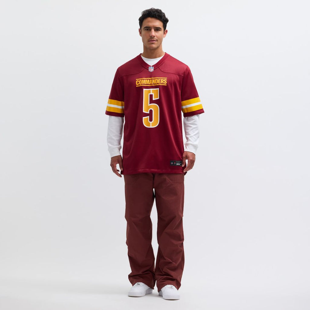 Washington Commanders Jayden Daniels Nike White Player Game Jersey