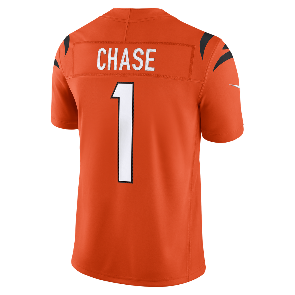 Cincinnati Bengals Ja'Marr Chase Nike Black Team Vapor F.U.S.E. Stitched Limited Jersey