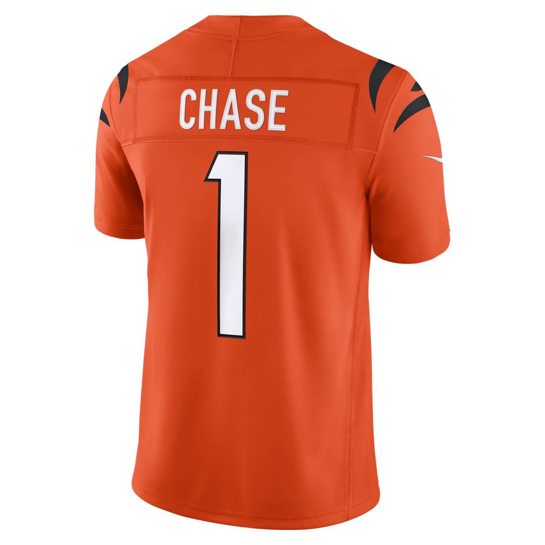 Cincinnati Bengals Ja'Marr Chase Nike Black Team Vapor F.U.S.E. Stitched Limited Jersey
