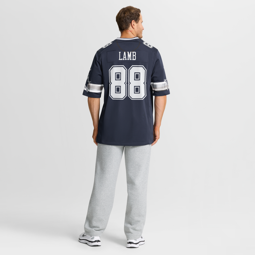 Dallas Cowboys CeeDee Lamb Nike Navy Game Jersey