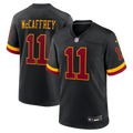 Washington Commanders Luke McCaffrey Nike Black Hail Raiser Alternate Game Jersey