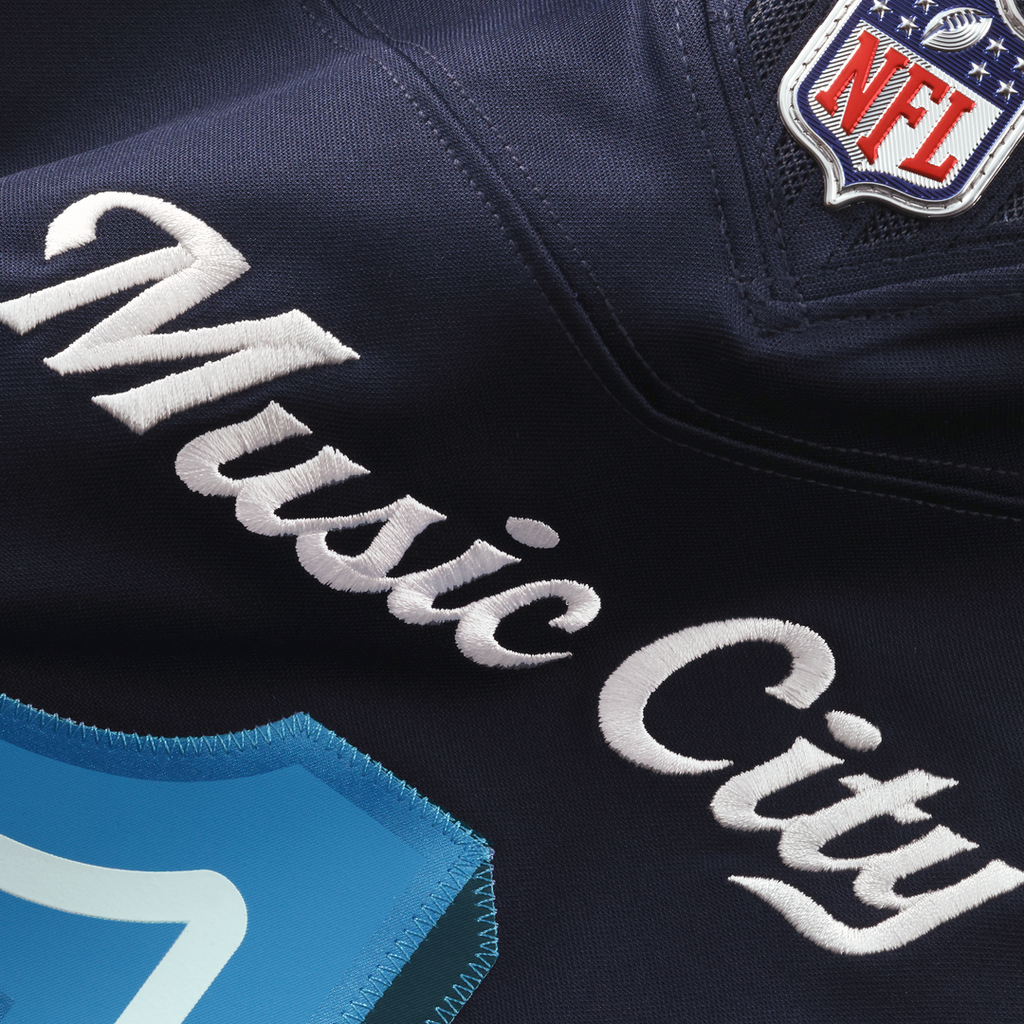 Tennessee Titans Jeffery Simmons Nike Navy 2026 Rivalries Collection Stitched Limited Jersey