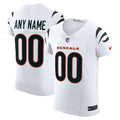 Cincinnati Bengals Nike White Vapor F.U.S.E. Elite Custom Jersey