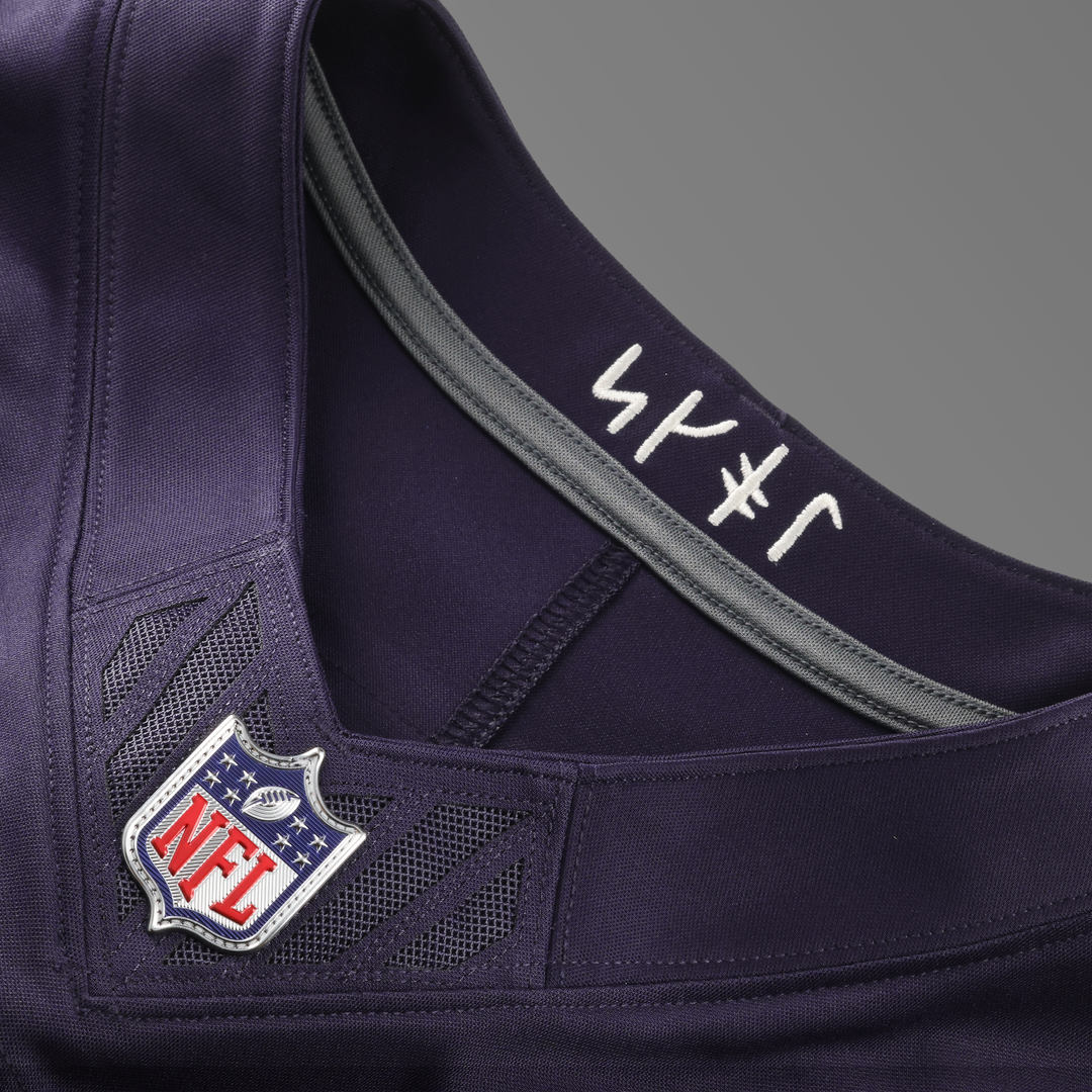 Minnesota Vikings Justin Jefferson Nike Purple 2026 Rivalries Collection Stitched Limited Jersey