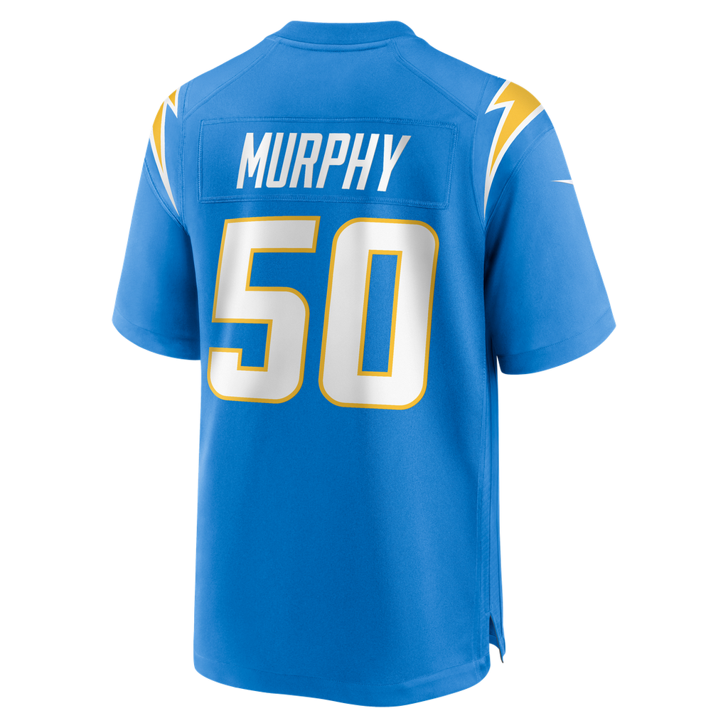 Los Angeles Chargers Caleb Murphy Nike Powder Blue Team Game Jersey