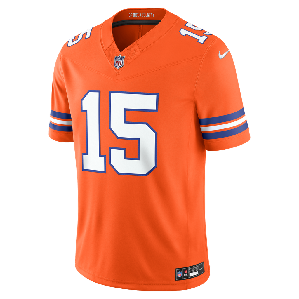 Denver Broncos Nik Bonitto Nike Navy Alternate Vapor F.U.S.E. Stitched Limited Jersey