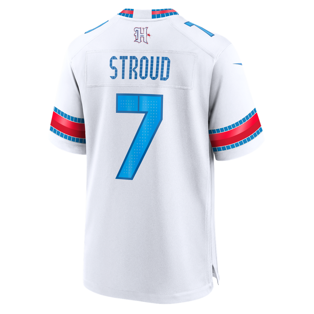 Houston Texans C.J. Stroud Nike White 2026 Rivalries Collection Game Jersey