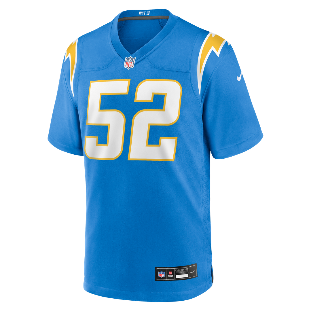 Los Angeles Chargers Khalil Mack Nike Powder Blue Game Jersey