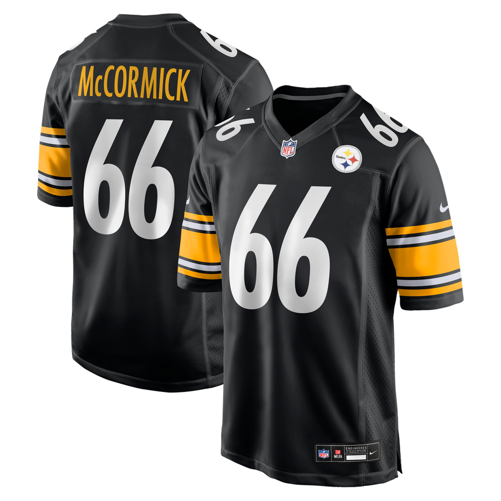 Pittsburgh Steelers Mason McCormick Nike Black Game Jersey