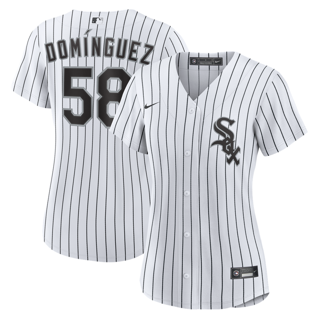 Women's Chicago White Sox Seranthony Domínguez Nike White Home Replica Jersey