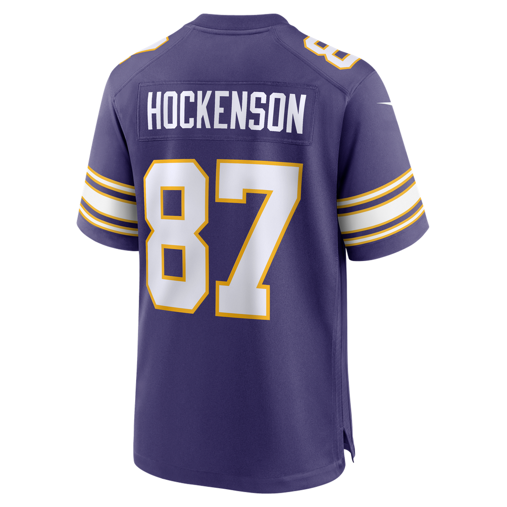 Minnesota Vikings T.J. Hockenson Nike Purple Classic Player Game Jersey