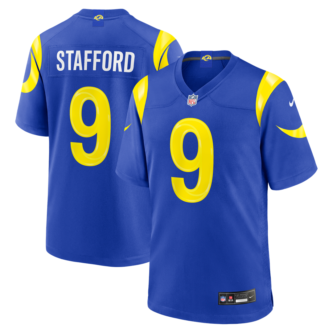 Los Angeles Rams Matthew Stafford Nike Classic Sol Game Jersey