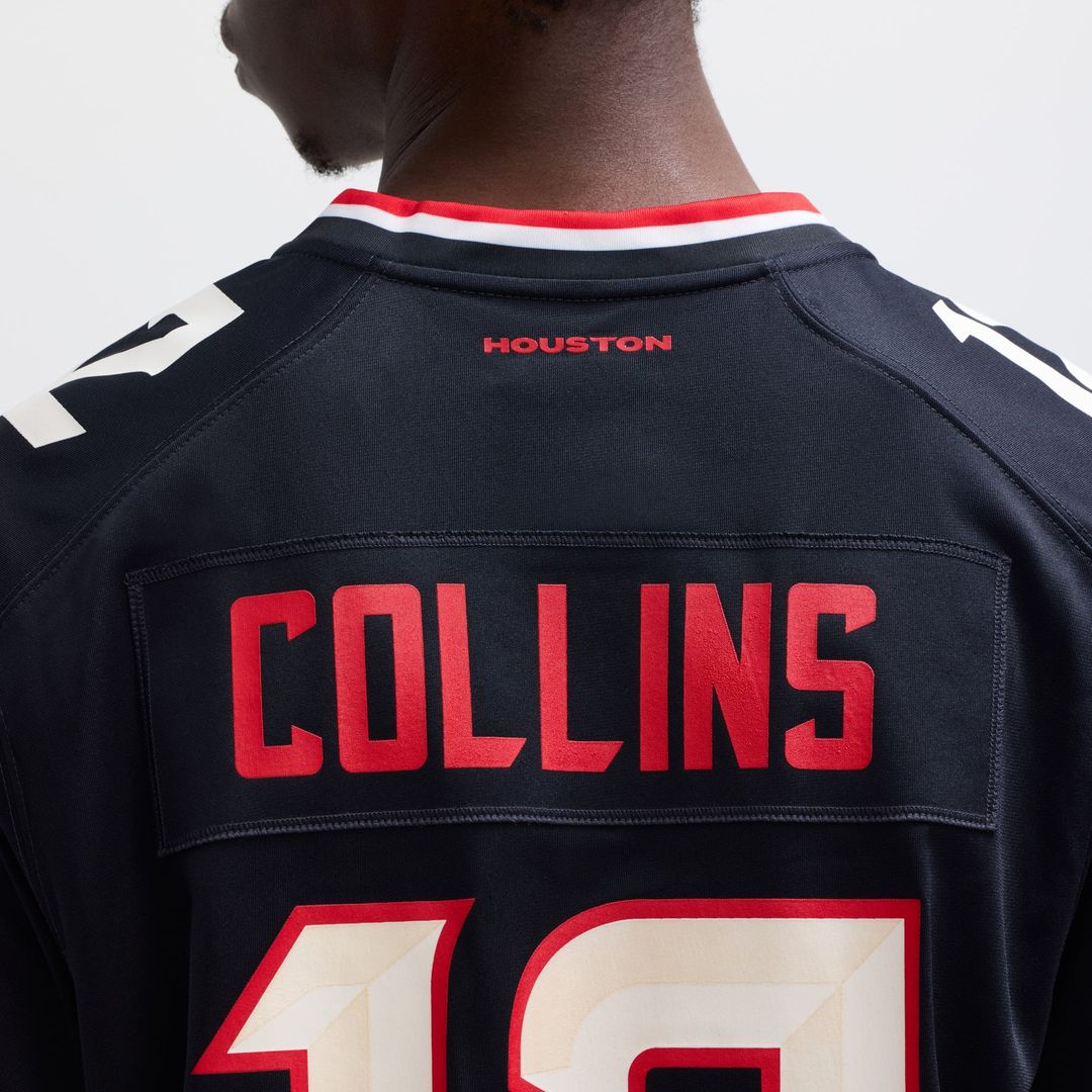 Houston Texans Nico Collins Nike White Game Jersey