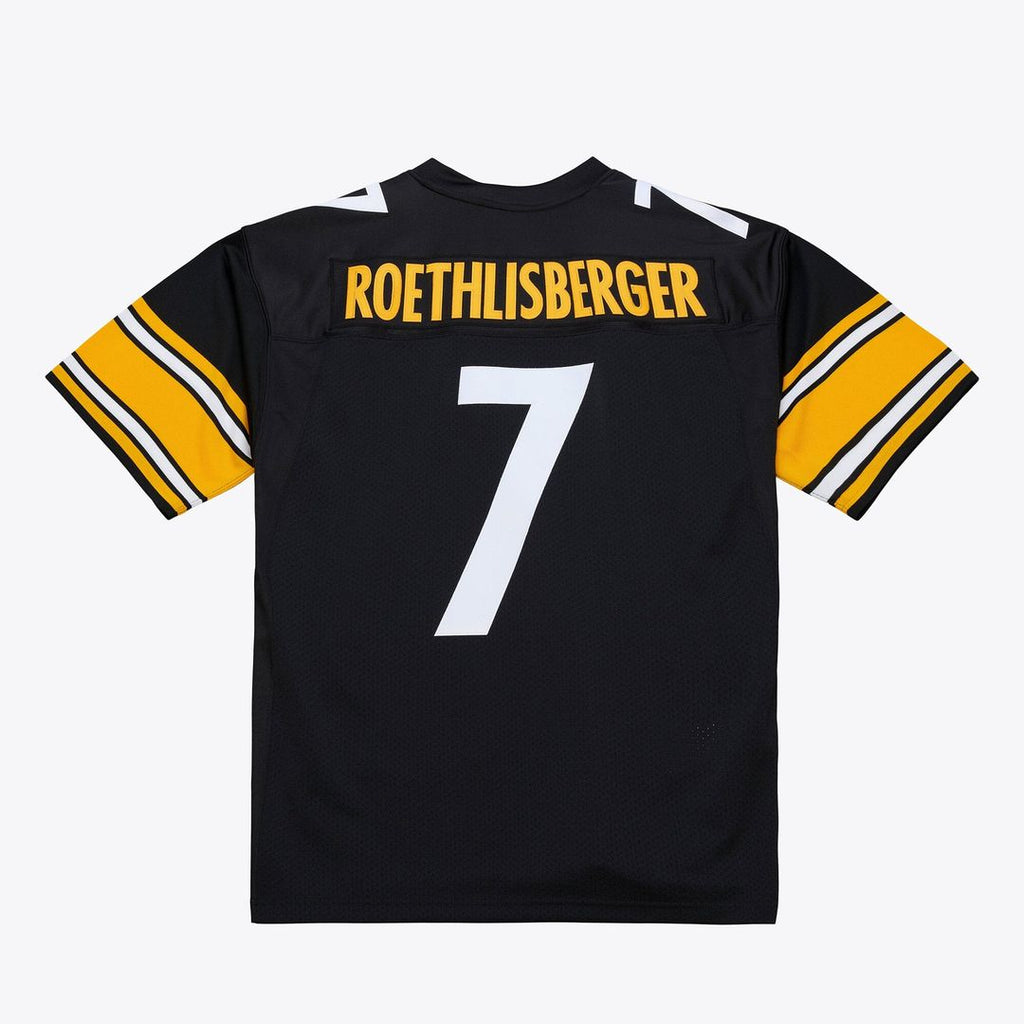 Pittsburgh Steelers Ben Roethlisberger Mitchell & Ness Black 2004 Authentic Throwback Jersey