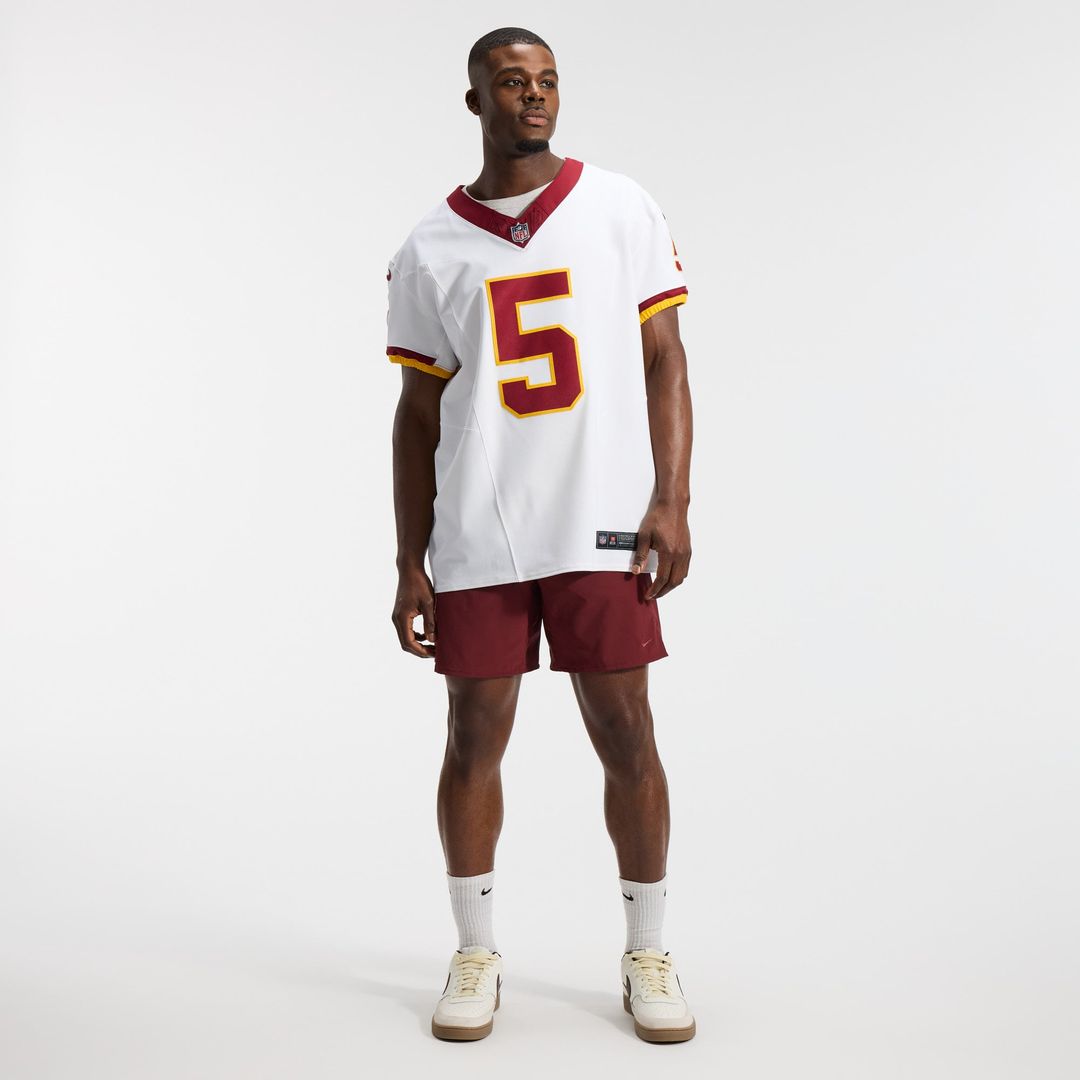 Washington Commanders Jayden Daniels Nike White Alternate 2 Super Bowl Era Vapor F.U.S.E. Elite Jersey
