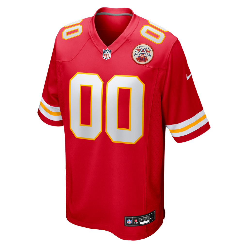 Kansas City Chiefs Nike Red Custom Game Jersey