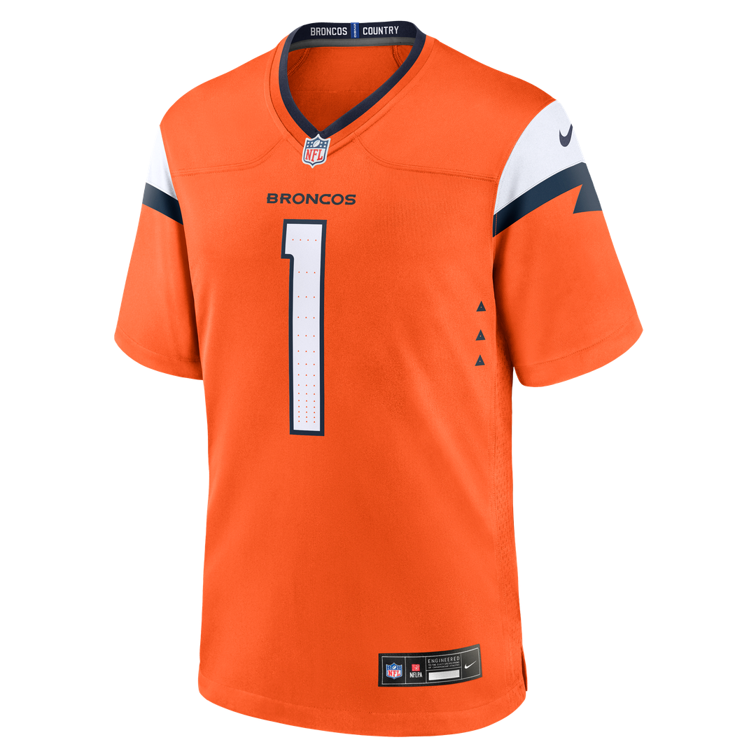 Denver Broncos Evan Engram Nike Orange Team Game Jersey
