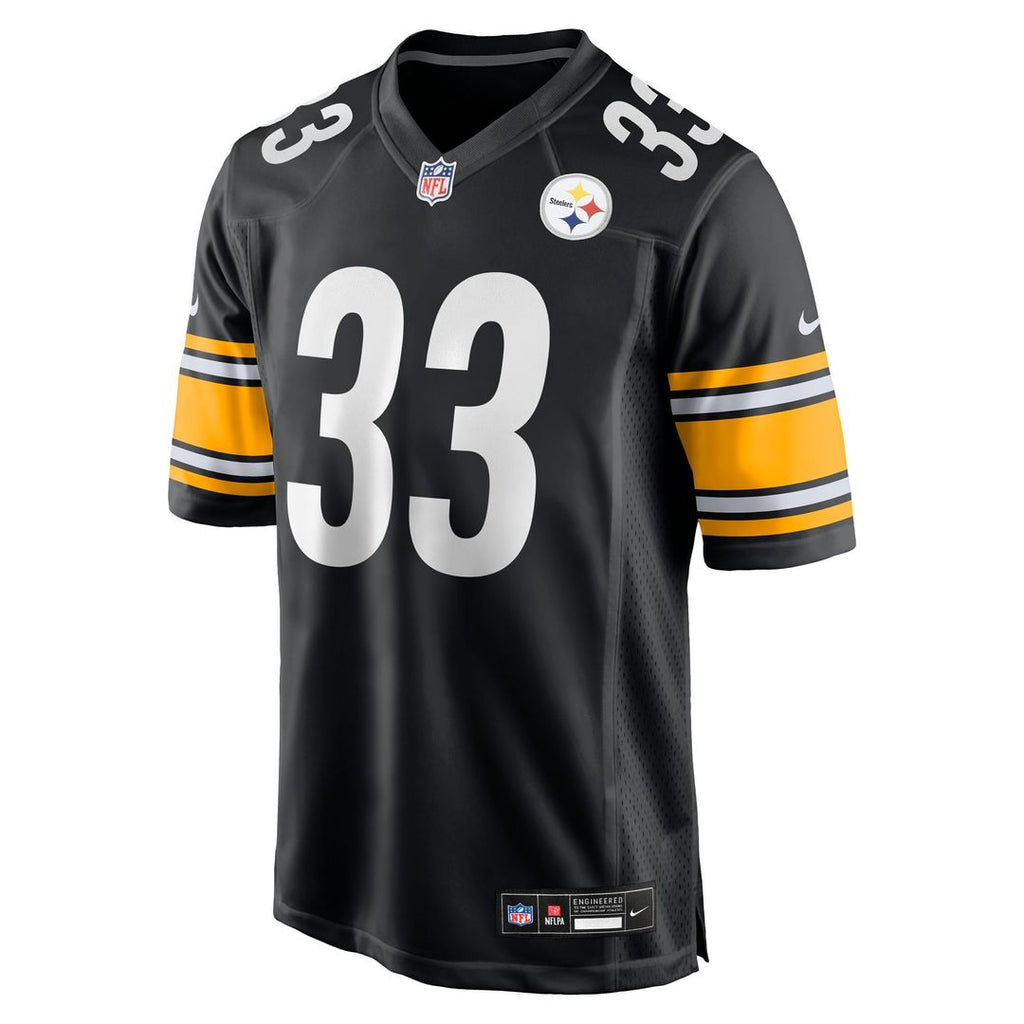 Pittsburgh Steelers Jack Sawyer Nike Black Team Game Jersey