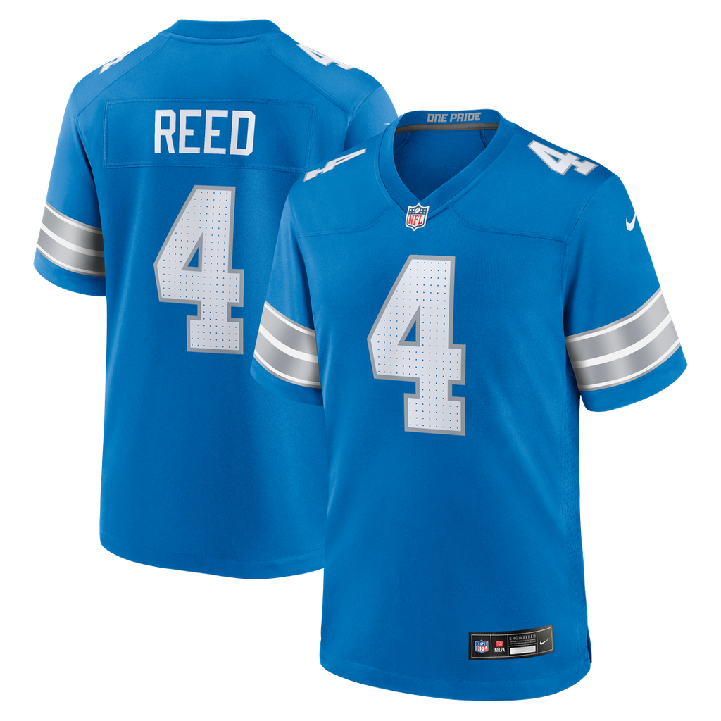 Detroit Lions D.J. Reed Nike Blue Team Game Jersey
