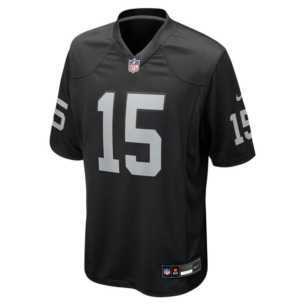 Las Vegas Raiders Fernando Mendoza Nike Black Team Game Jersey
