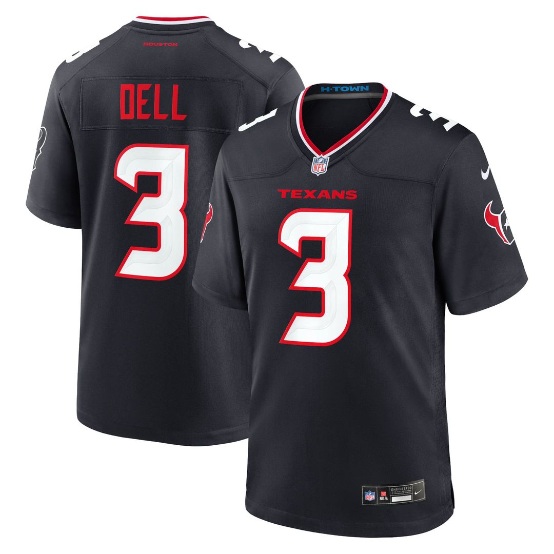 Houston Texans Tank Dell Nike White Game Jersey