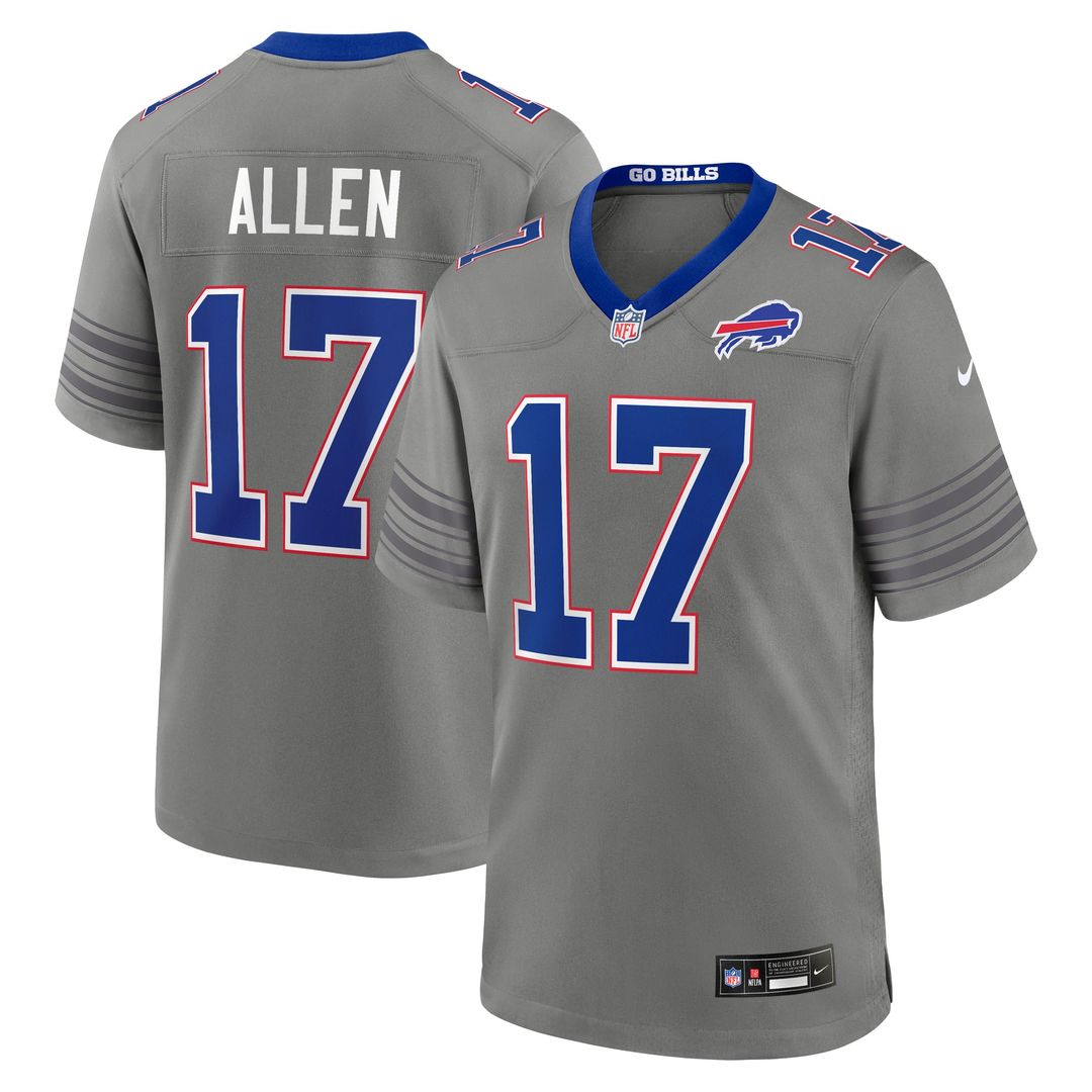 Buffalo Bills Josh Allen Nike White White Game Player Jersey