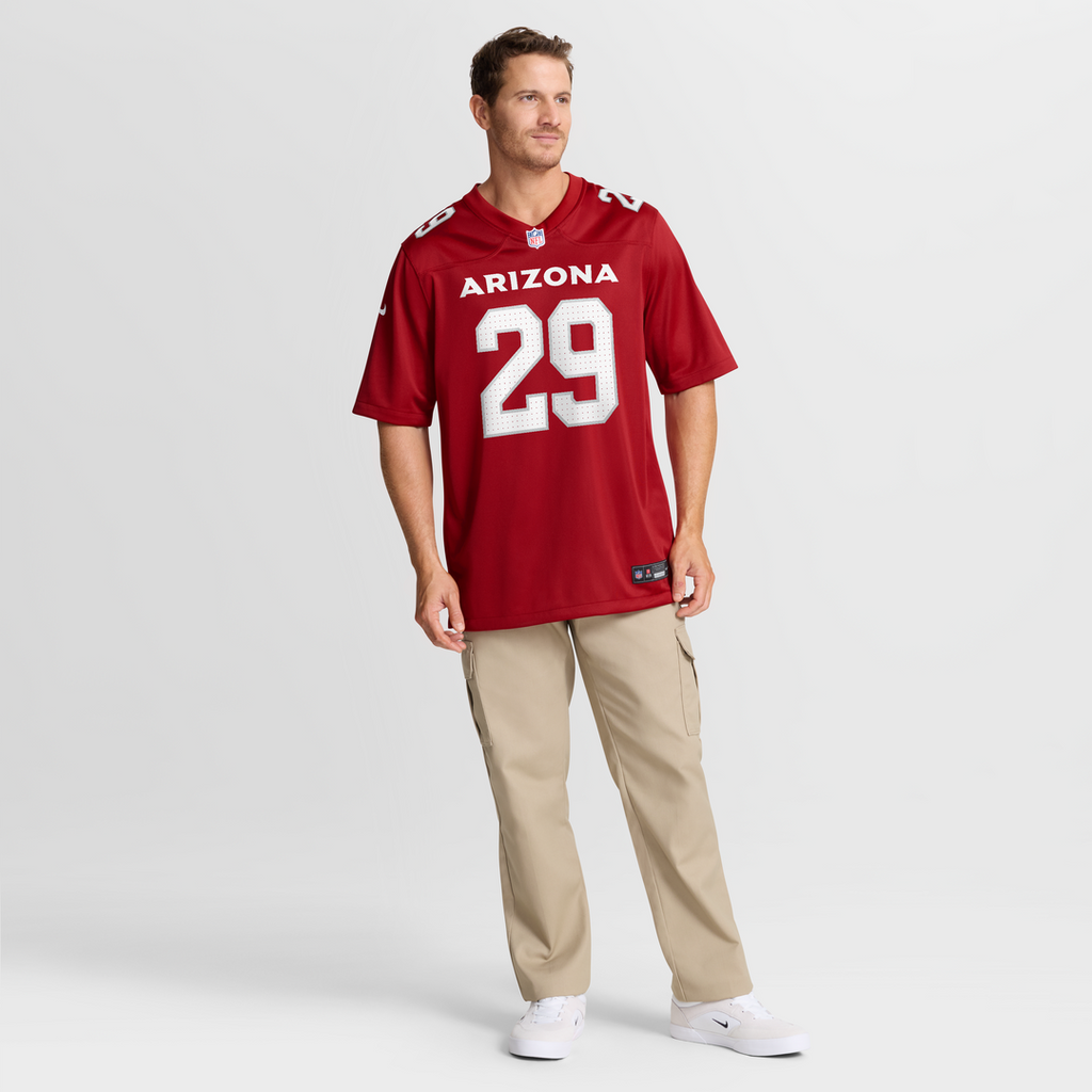 Arizona Cardinals Denzel Burke Nike Cardinal Team Game Jersey
