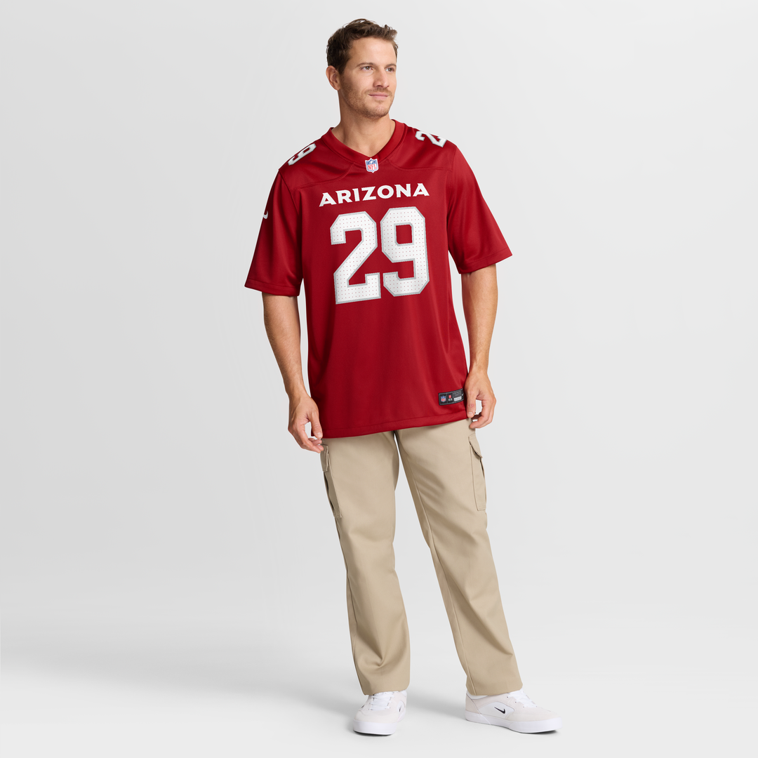 Arizona Cardinals Denzel Burke Nike Cardinal Team Game Jersey