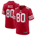 San Francisco 49ers Jerry Rice Nike Scarlet Retired Team Player Game Jersey