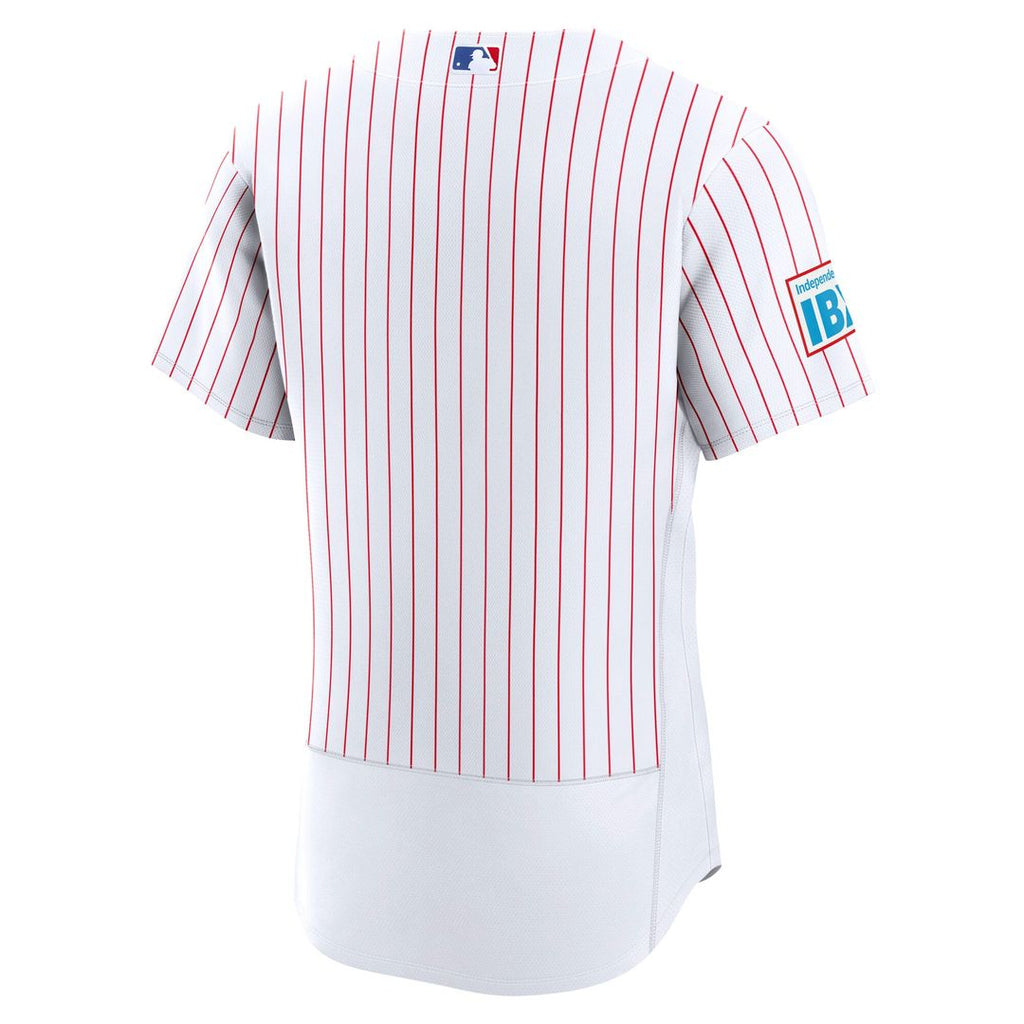 Philadelphia Phillies Nike Light Blue Alternate Sponsor Patch Authentic Jersey
