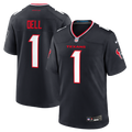 Houston Texans Tank Dell Nike Navy Team Game Jersey