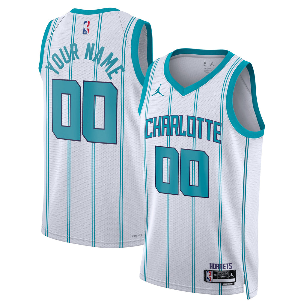 Charlotte Hornets Jordan Association Edition Swingman Jersey - Custom - Unisex
