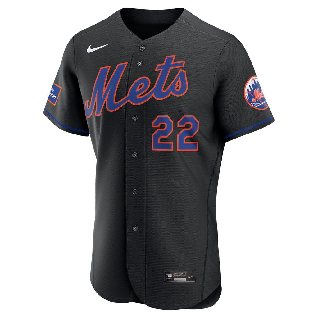 New York Mets Juan Soto Nike White Home Authentic Sponsor Patch Jersey