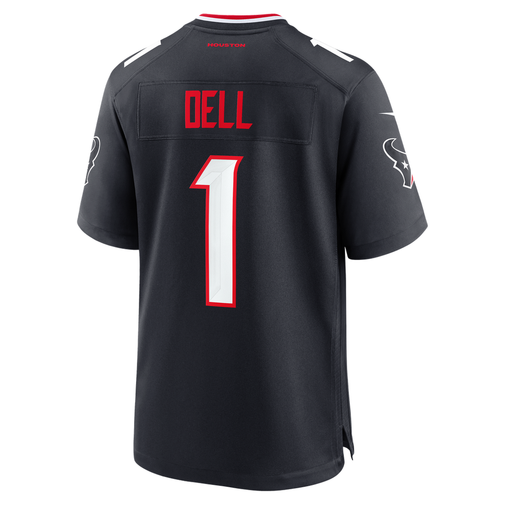 Houston Texans Tank Dell Nike Navy Team Game Jersey