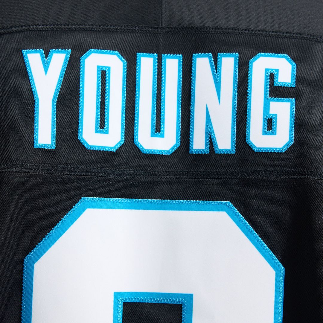 Carolina Panthers Bryce Young Nike Blue Alternate Vapor F.U.S.E. Stitched Limited Jersey
