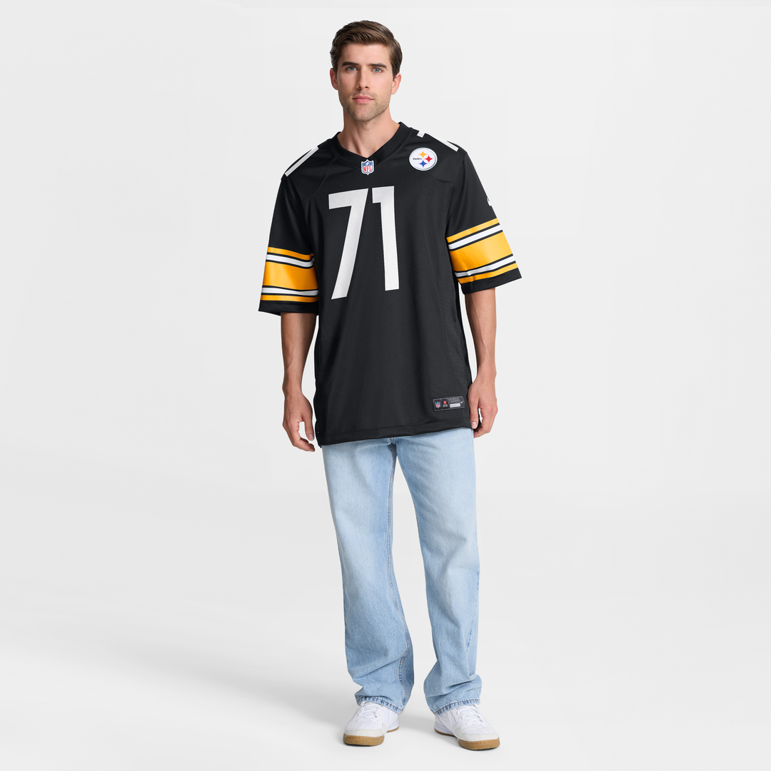 Pittsburgh Steelers Max Iheanachor Nike Black Team Game Jersey