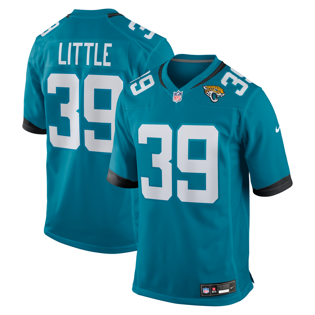 Jacksonville Jaguars Cam Little Nike Teal Team Game Jersey