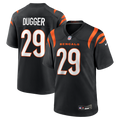 Cincinnati Bengals Kyle Dugger Nike Black Team Game Jersey