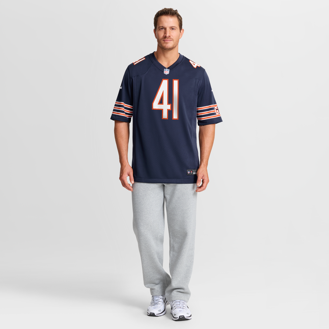 Chicago Bears Brian Piccolo Nike Navy Game Retired Player Jersey