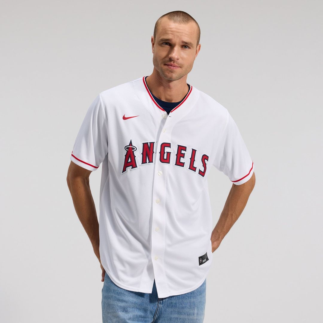 Los Angeles Angels Nike White Home Replica Team Jersey