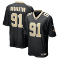 New Orleans Saints Vernon Broughton Nike Black Team Game Jersey