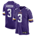 Minnesota Vikings Jordan Addison Nike Purple Game Jersey