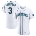 Seattle Mariners J.P. Crawford Nike White Home 50th Season Authentic Jersey